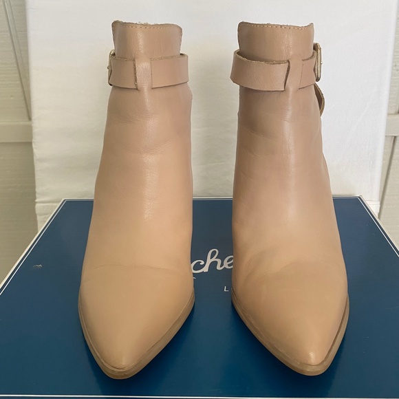 SEYCHELLES Leather Wedge Booties - Picture 3 of 11